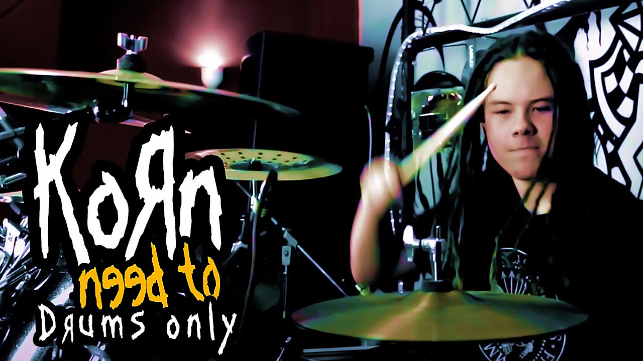 Korn - Need To - Drum Cover by Dreaddy Mills (DRUMS ONLY)