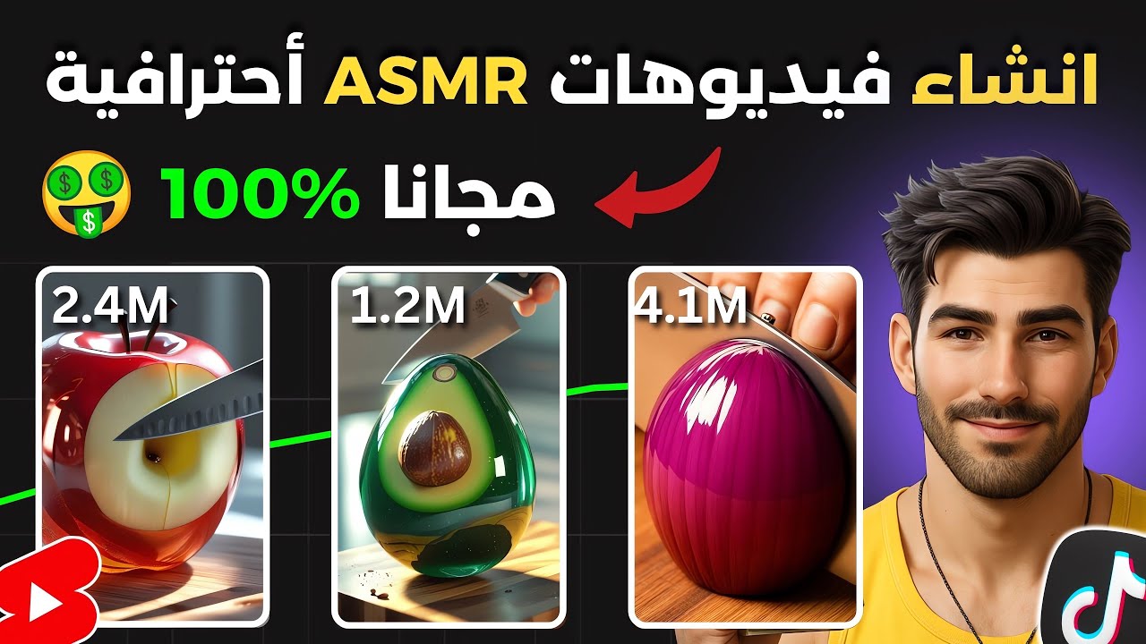 إنشاء فيديوهات أحترافية بالذكاء الأصطناعي للربح من اليوتيوب و التيكتوك - مجانا تماما بموقع واحد