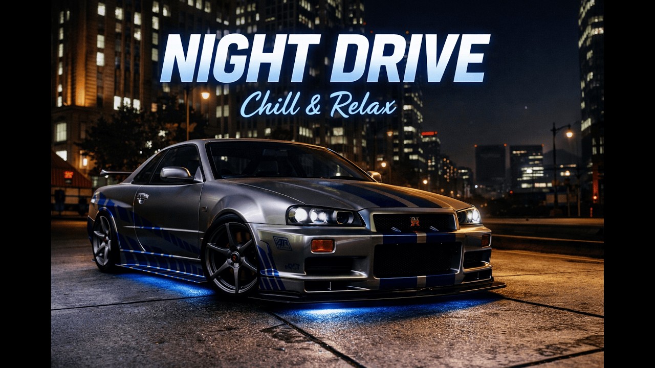 Midnight Chill Drive | Pure Car Sound | NFS Unbound
