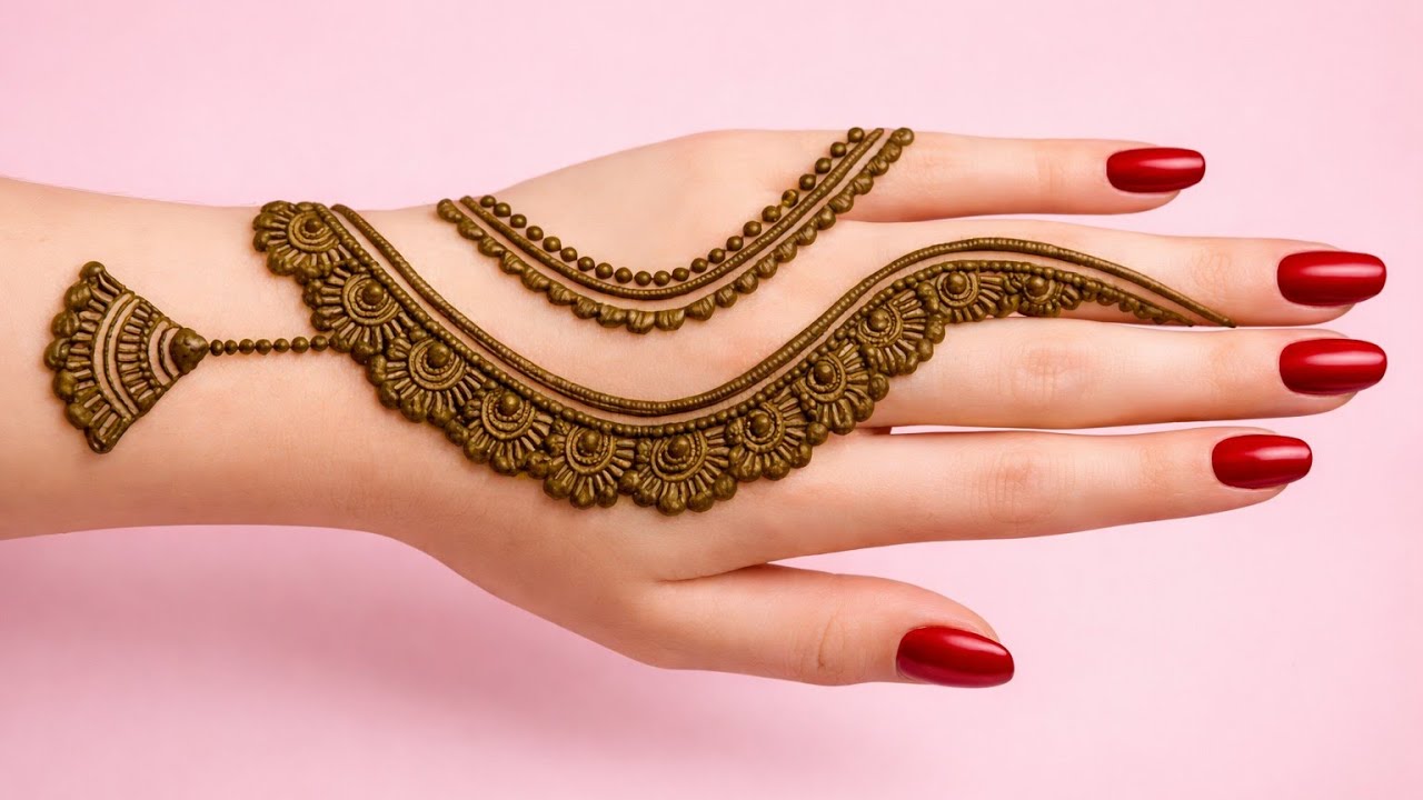 Easy Mehndi designs|Backhand stylish mehndi designs |Henna design|Simple design 2026|2026 mehndi art