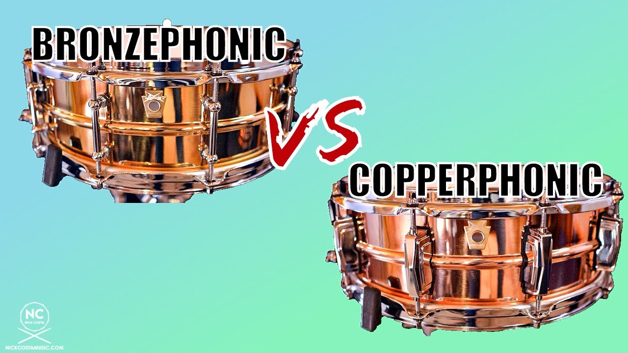 Comparing a Bronze and Copper Snare drum - which do you prefer?
