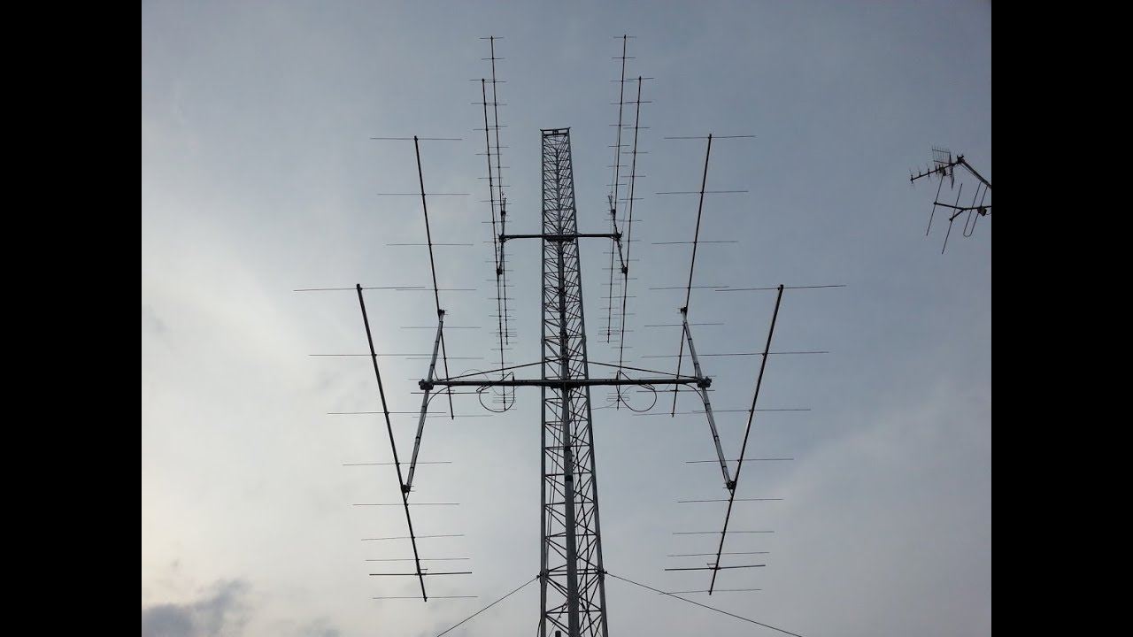 IK4WKU  new antenna system & tower 12m high at my home,JN54MO. Part # 1