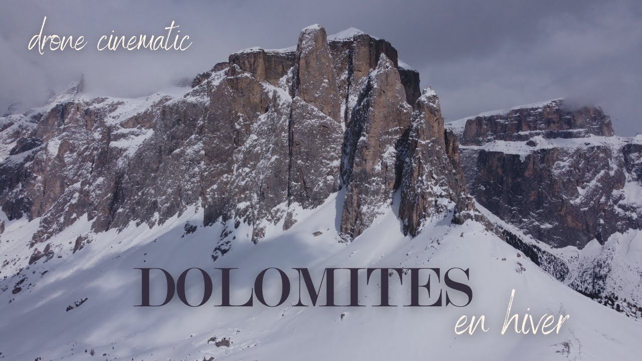DOLOMITES en hiver - Drone Video - DJI Mavic Mini