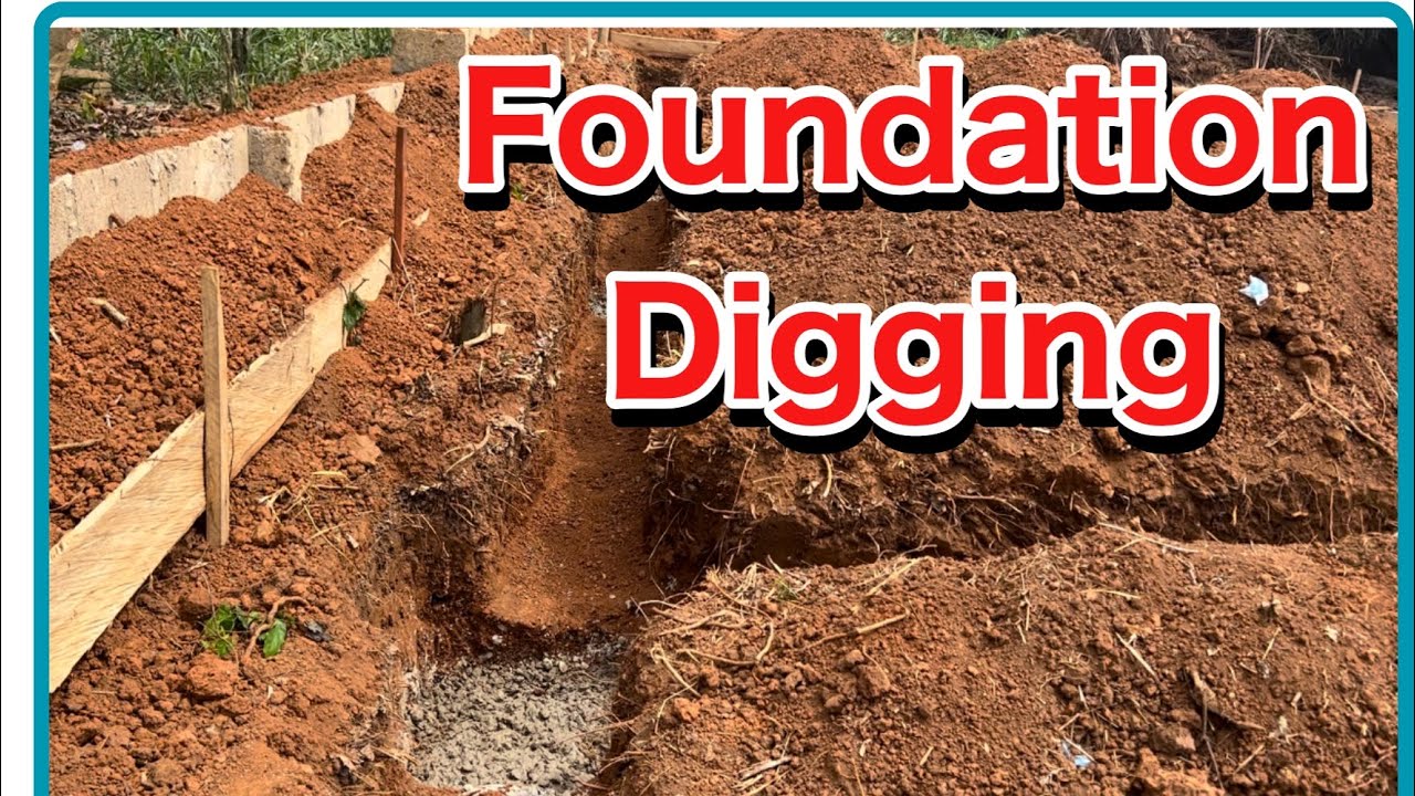 Foundation Digging || Building A House In Ghana || Episode 2