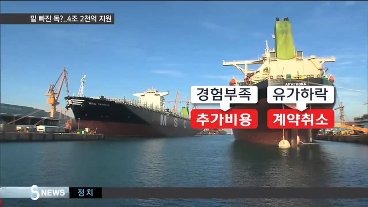 4조 수혈받는 대우조선해양 