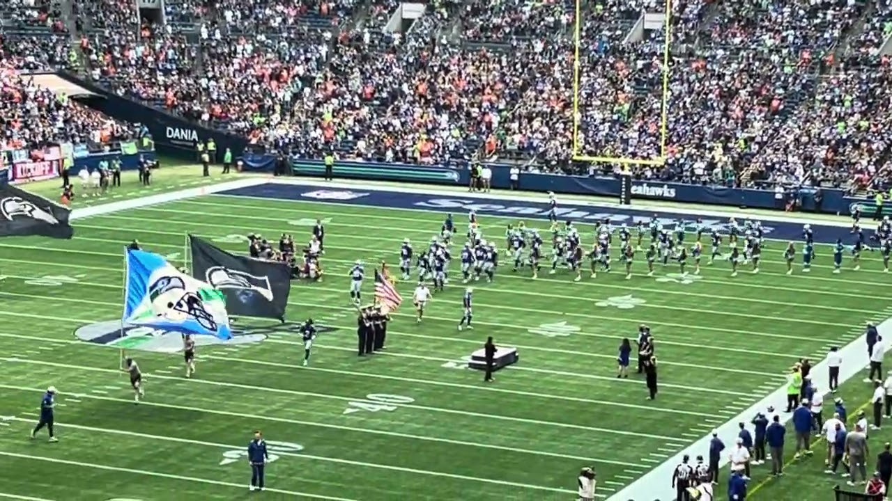 2024 Seattle Seahawks home opener entrance vs Denver Broncos 9/8