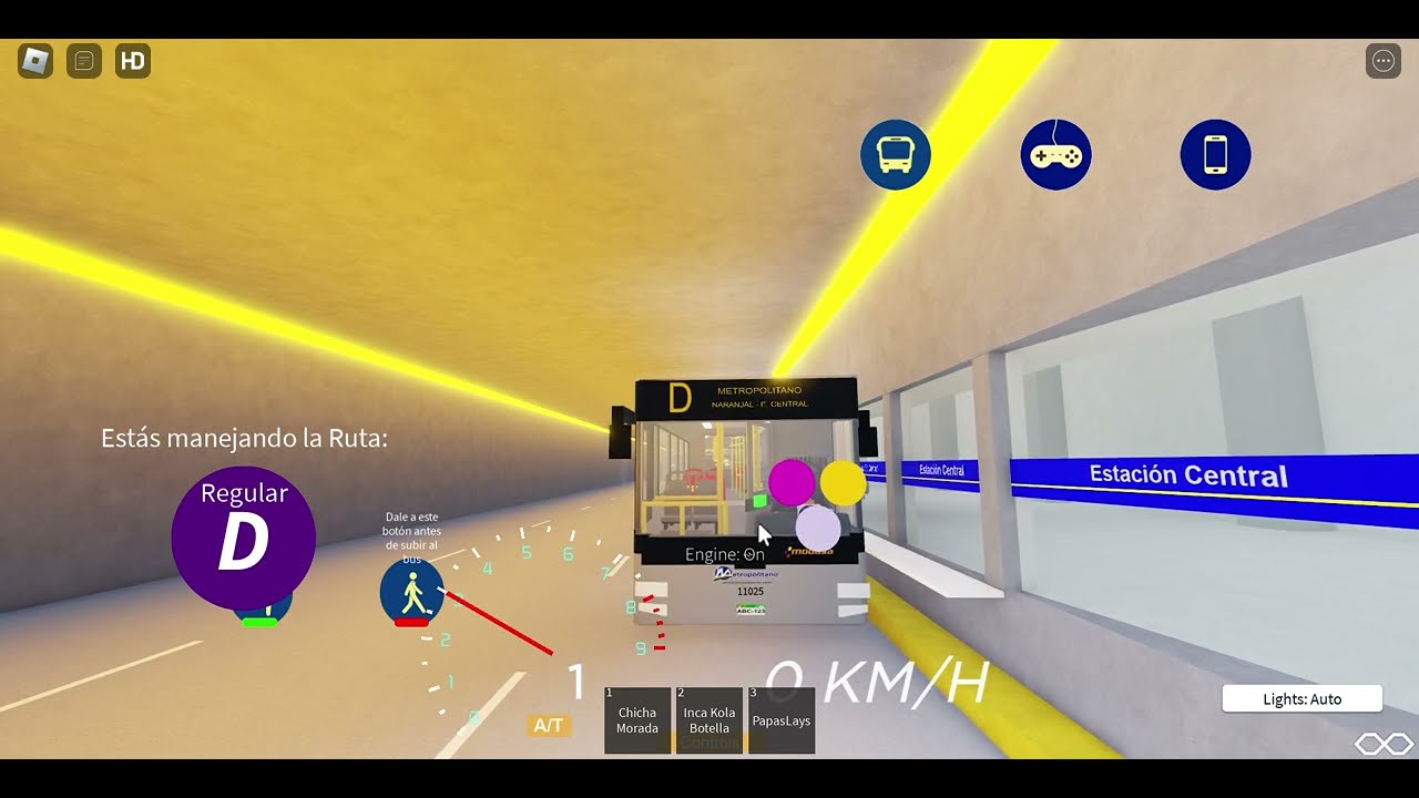 Ruta Regular D Metropolitano Bus Simulator (Leer Descripcion