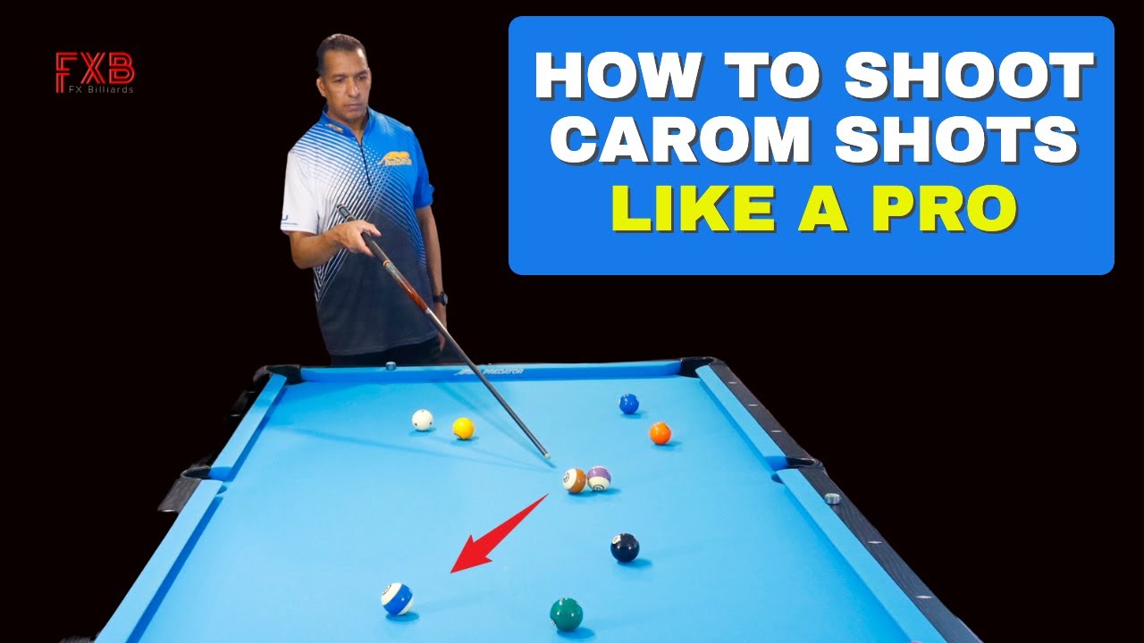 How to Win Using Carom Shots ~ (Free Pool Lessons)