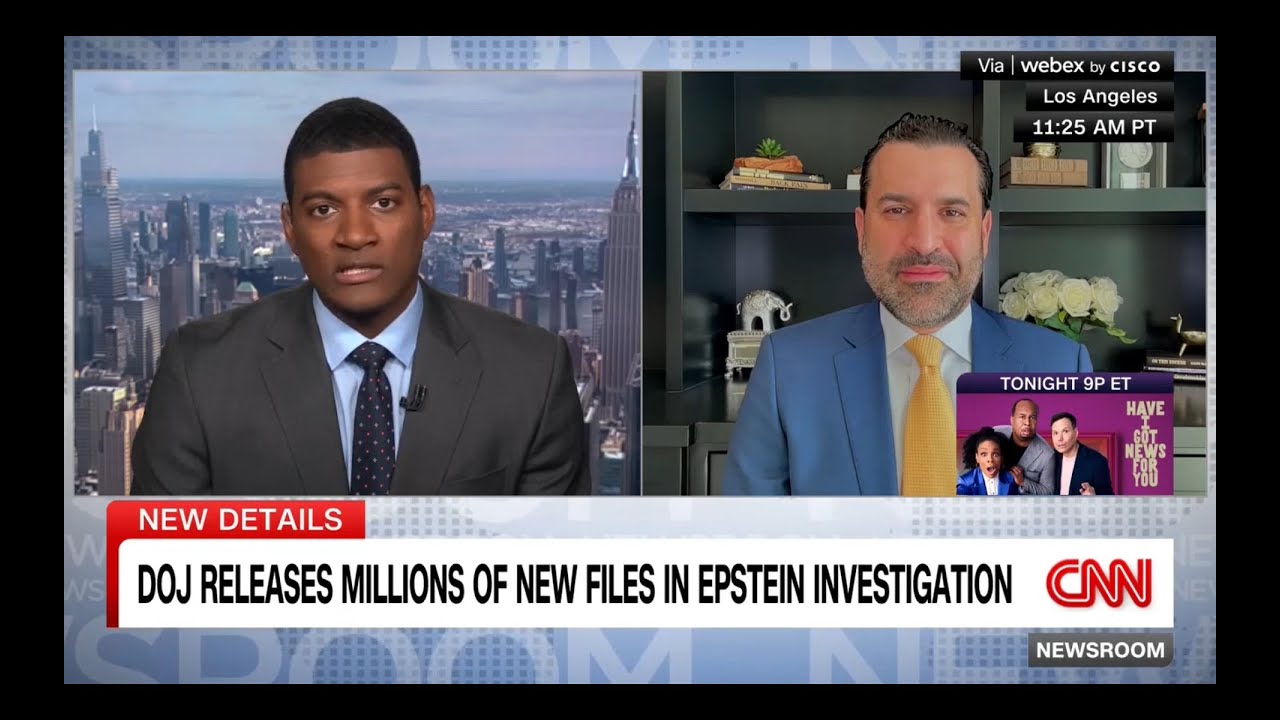 CNN | Former federal prosecutor Neama Rahmani on the release of new files in Epstein investigation
