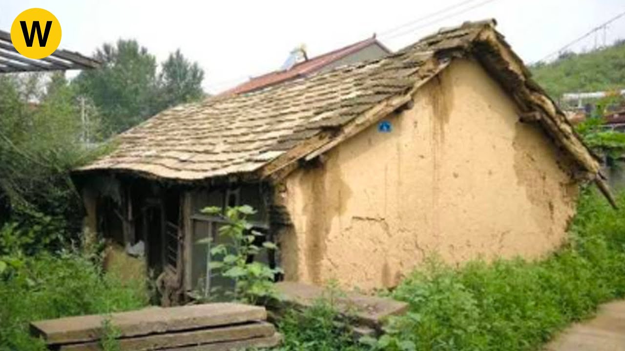 After buying the old house, young man renovates it to make it look newer.
