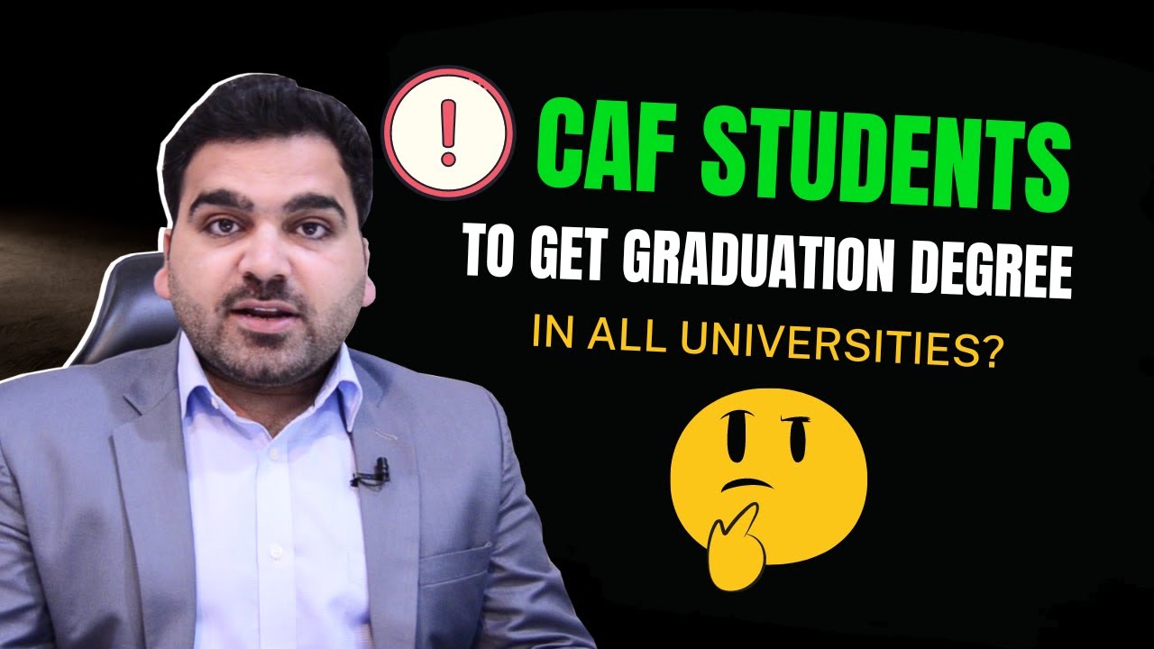 CAF Students to get graduation degree in all universities of Pakistan