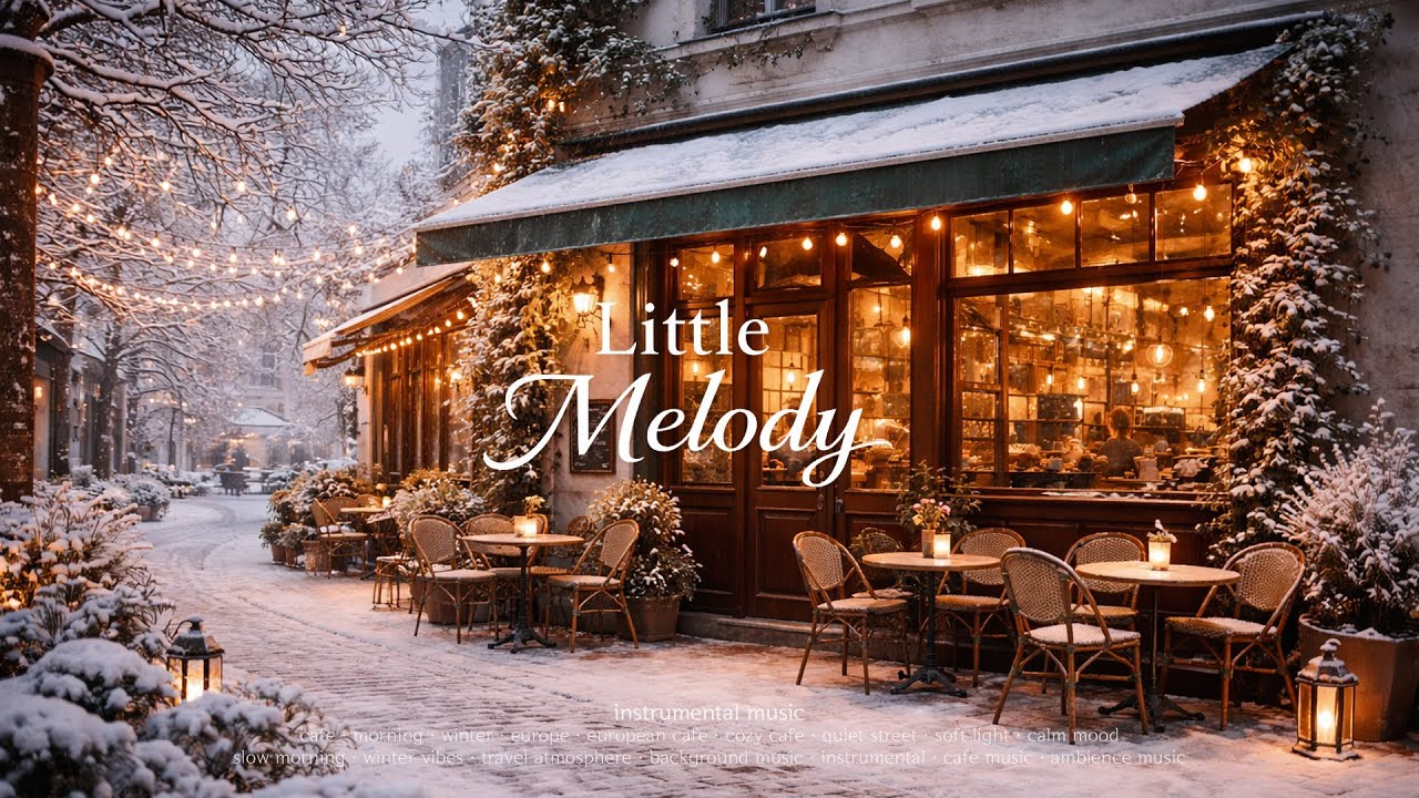 Winter Morning Café ☕ | European Background Music | Little Melody