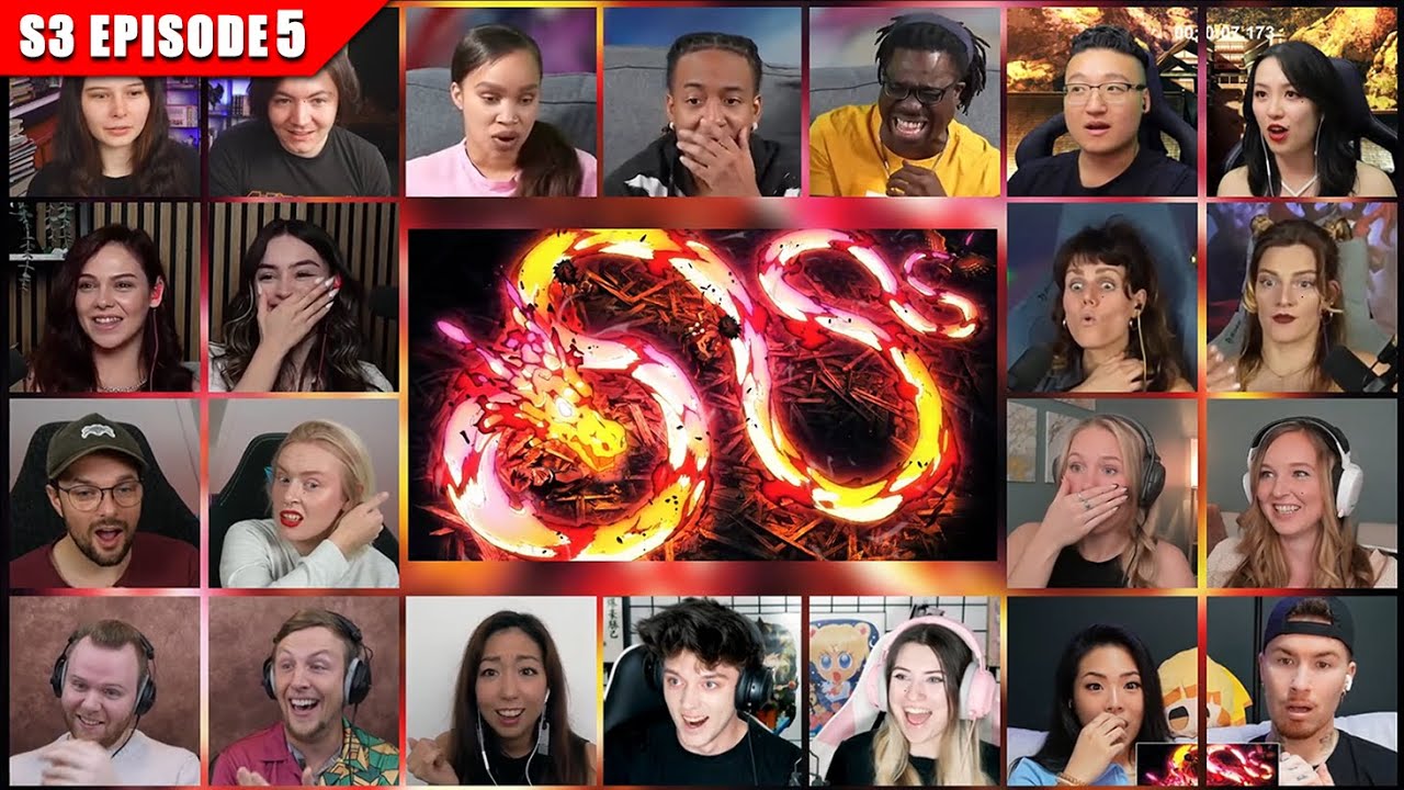 [Full Episode] Demon Slayer: Kimetsu no Yaiba Season 3 Episode 5 Reaction Mashup | 鬼滅の刃