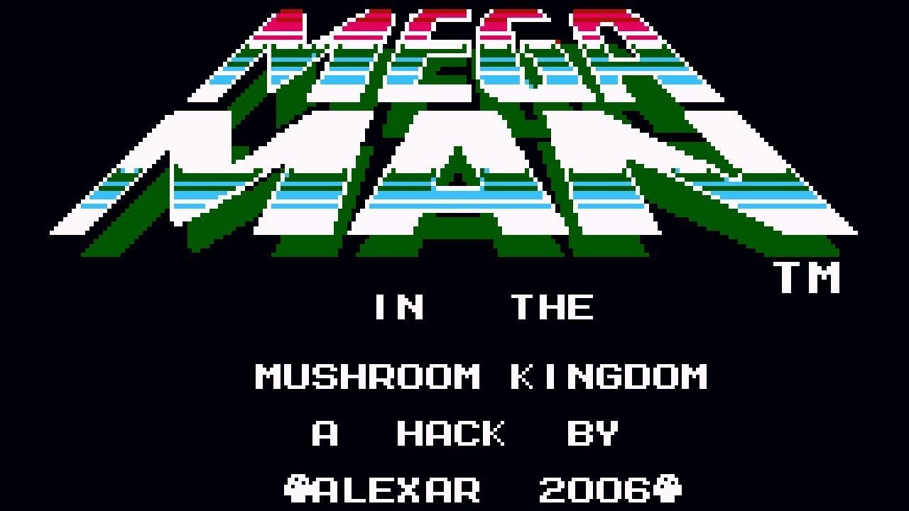 Megaman in the Mushroom Kingdom (Mega Man Hack) NES No Commentary