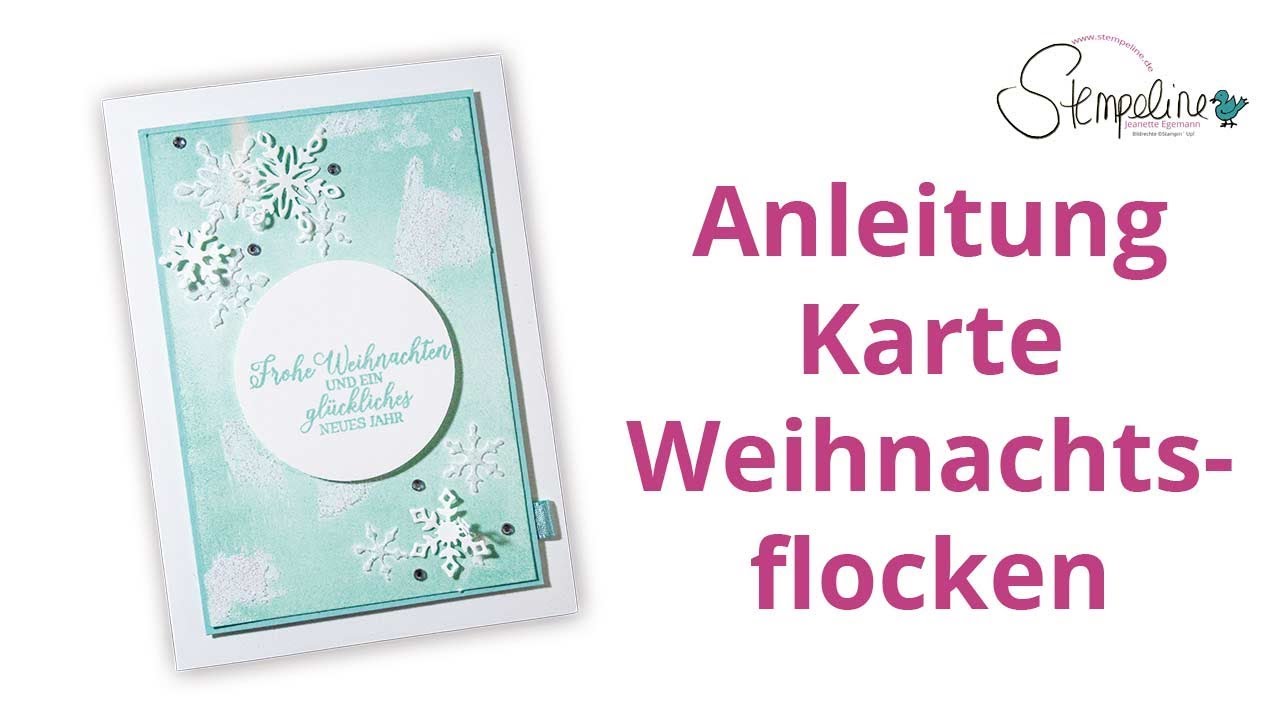 Karte Weihnachtsflocken - 🎄 12 Sonntage bis Weihnachten - So. 6