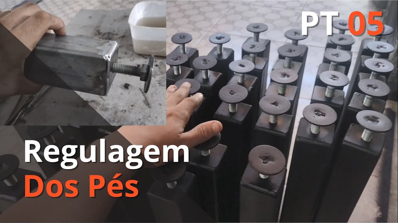 Como fazer Palco Praticáveis - Regulagem Dos Pés pt05