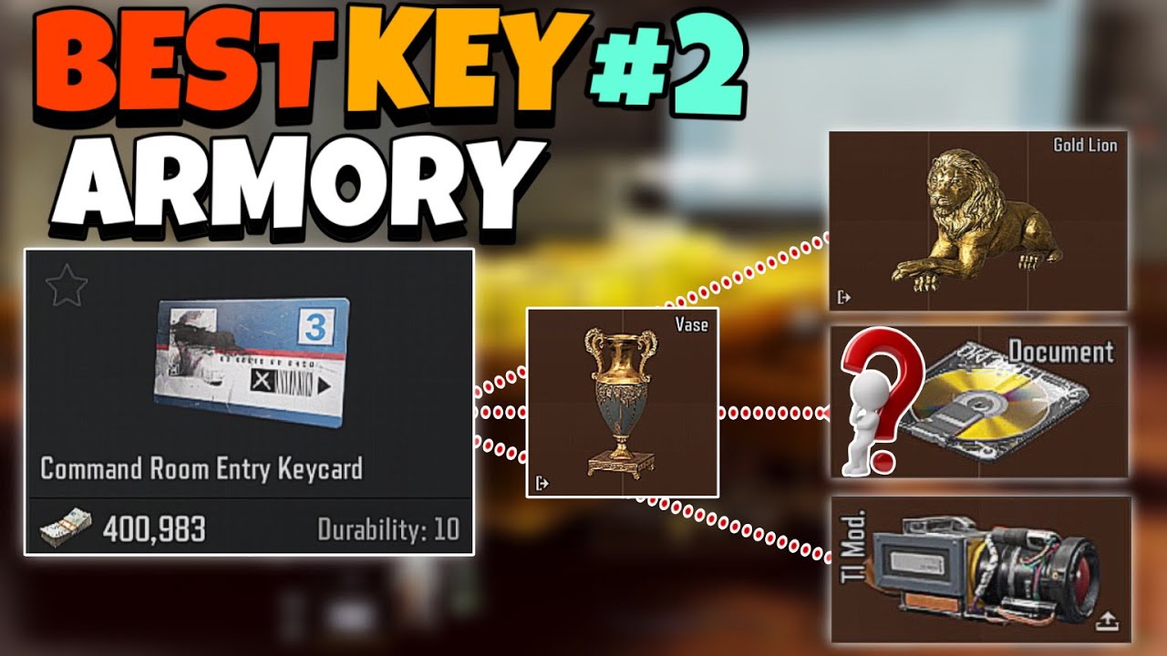 Commander's Room Key Card Used 10 Times🔥 Armory Forbidden Zone 🔥Arena Breakout