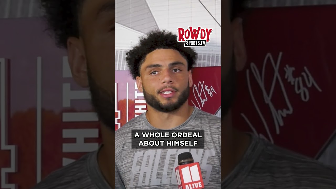 Drake London on Michael Penix Jr.'s injury recovery #atlantafalcons #riseup
