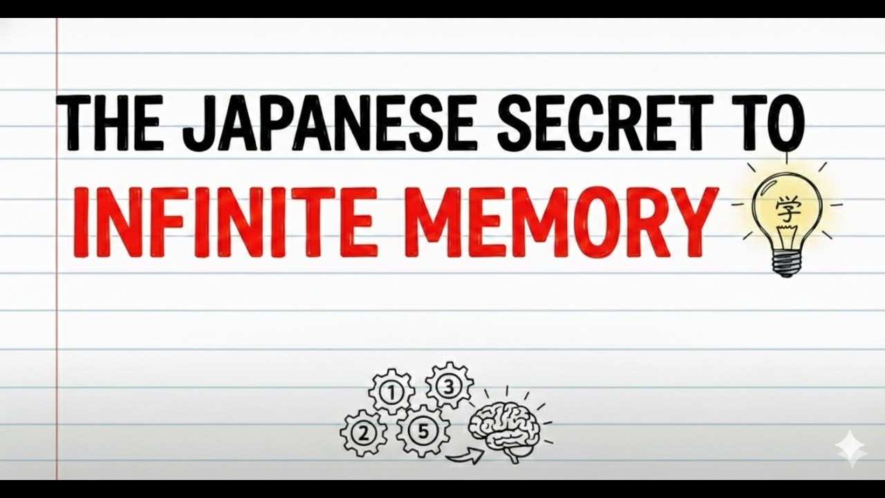 The Japanese Secret to INFINITE Memory (Stop Cramming!)