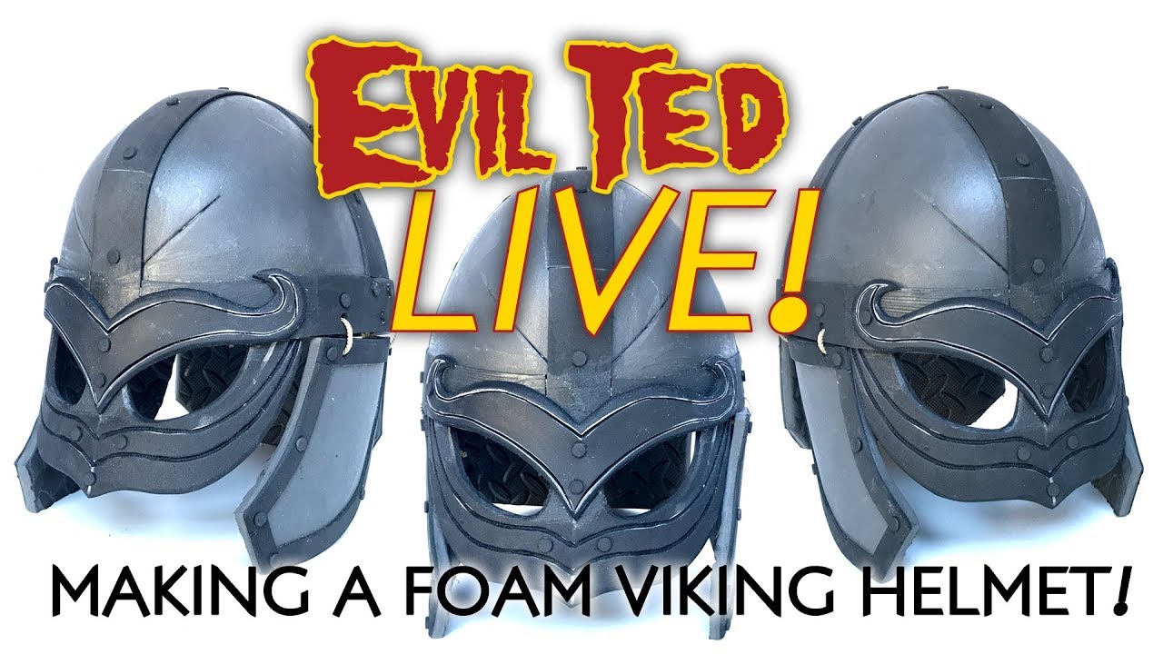 Evil Ted Live: Making a Foam Viking Helmet