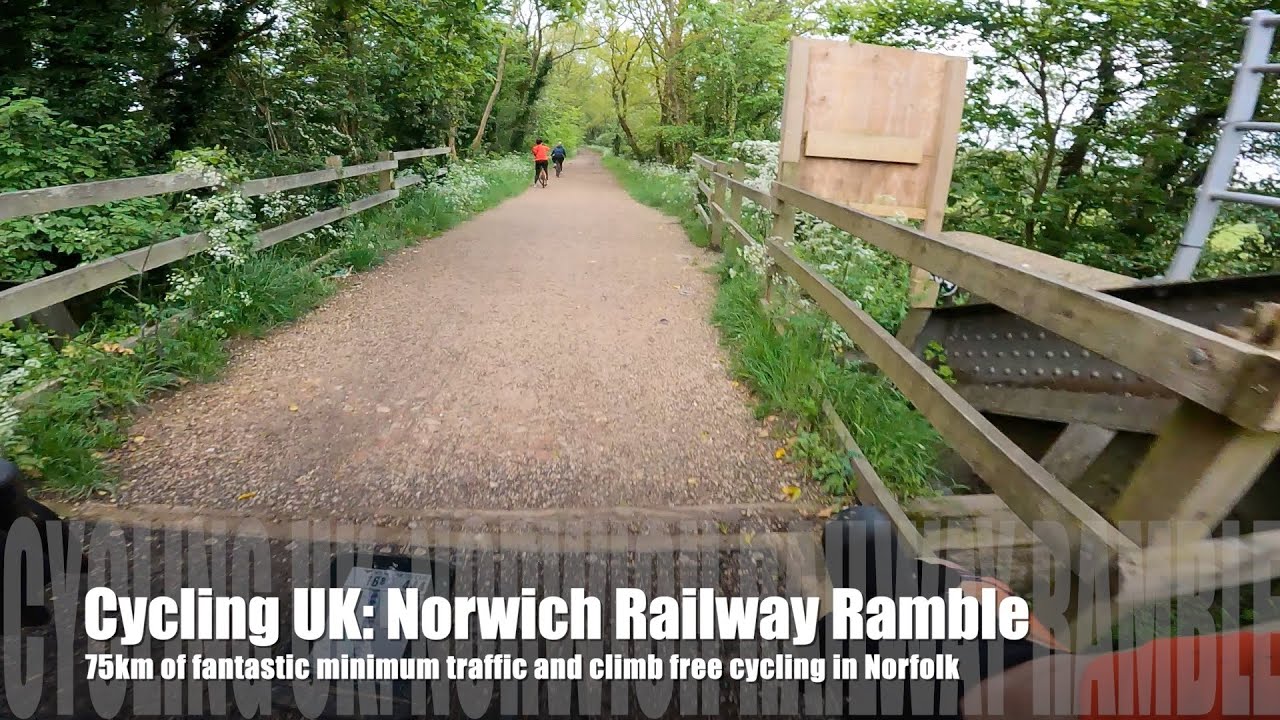 Cycling UK Wroxham: Norwich Railway Ramble Bike Ride.