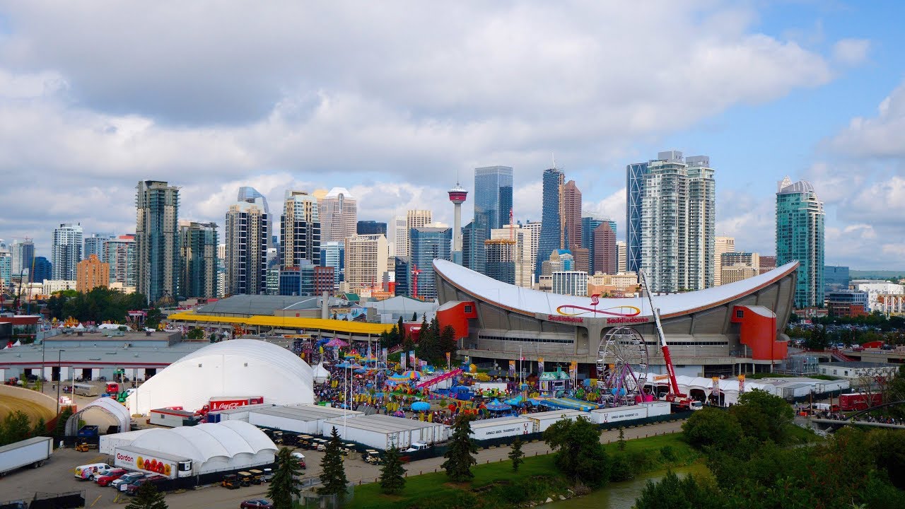 Amazing Calgary Skyline in 4K