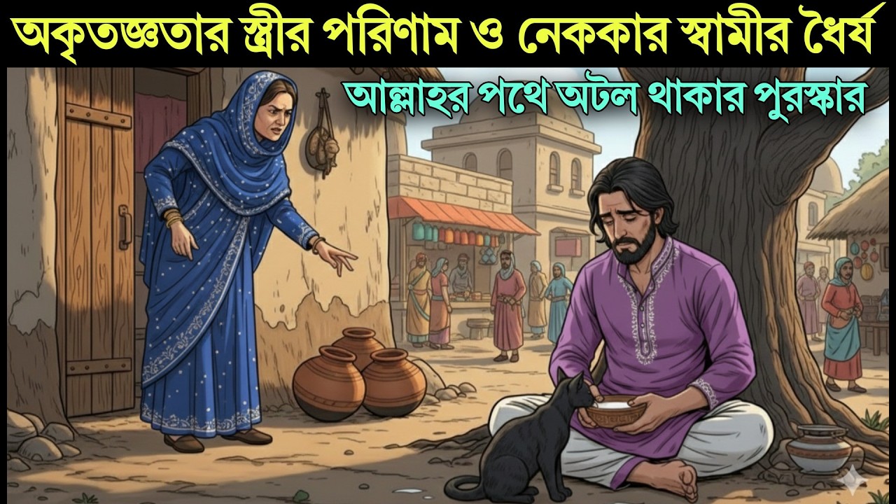 নেককার স্বামী ও অকৃতজ্ঞ স্ত্রীর পরিণতি : সবর ও শুকরের এক অনন্য শিক্ষামূলক কাহিনী | ES VOICE