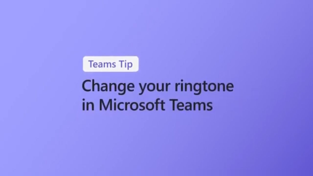 Microsoft Teams Voice - הגדרה ושינוי רינגטון דרך | בזק בינלאומי