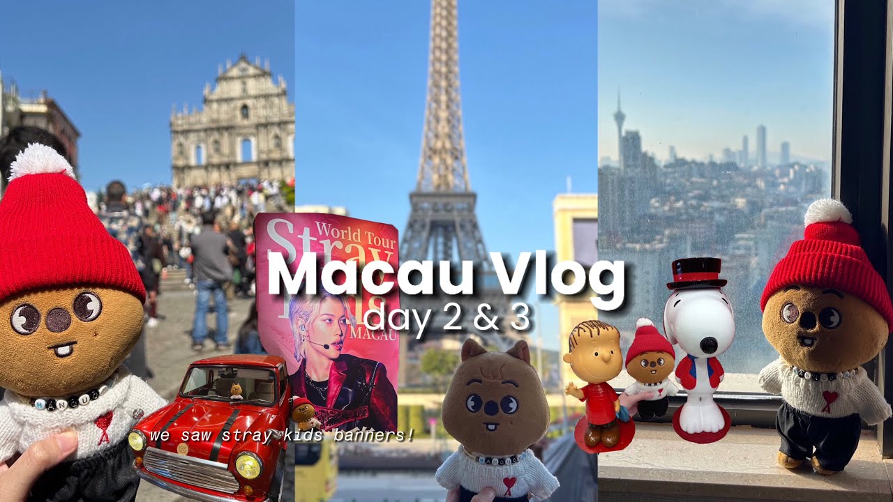 skzoo vlog 🇲🇴: exploring macau! 🫶