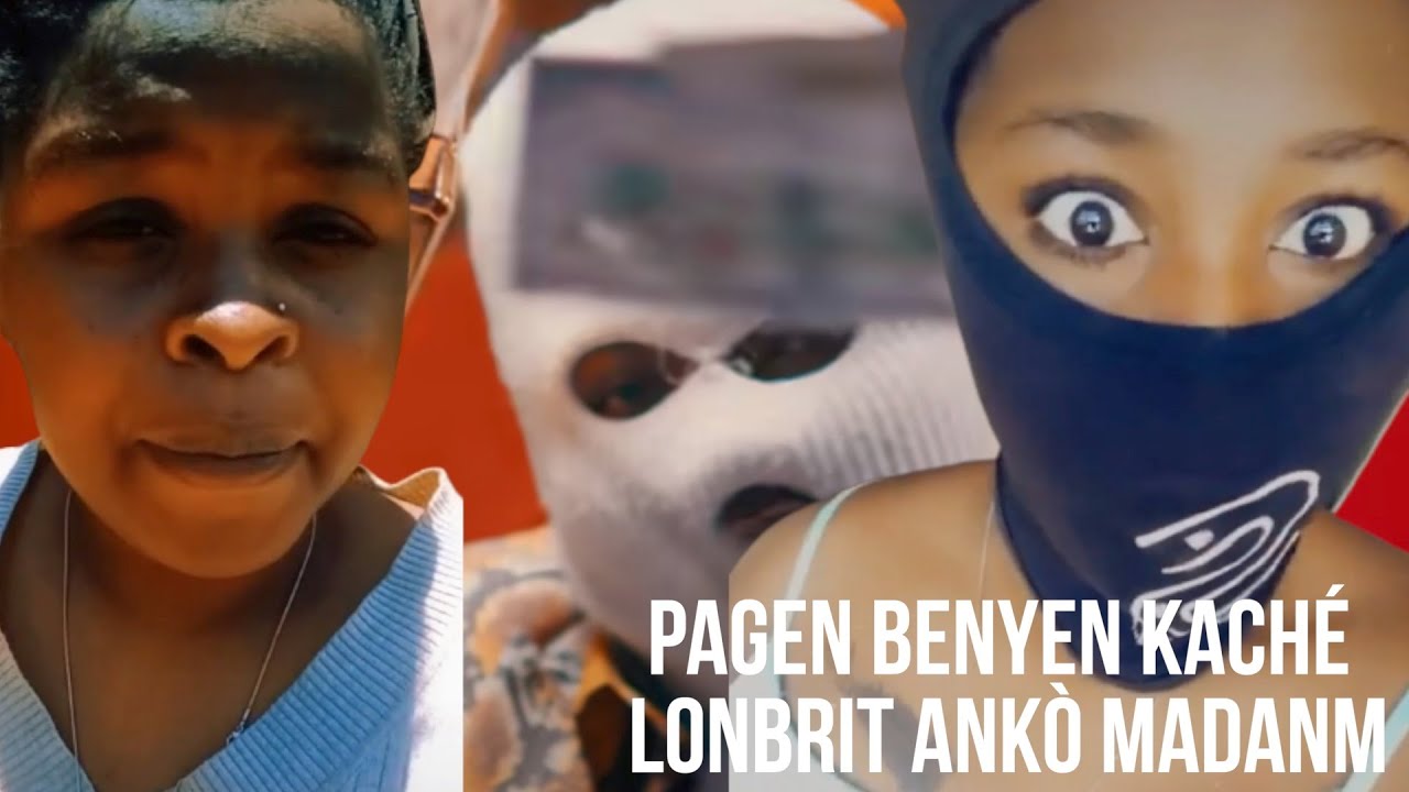 Yo w&egrave; anba madan izo vilaj de dye, pagen benyen kache lonbrit ank&ograve; madanm