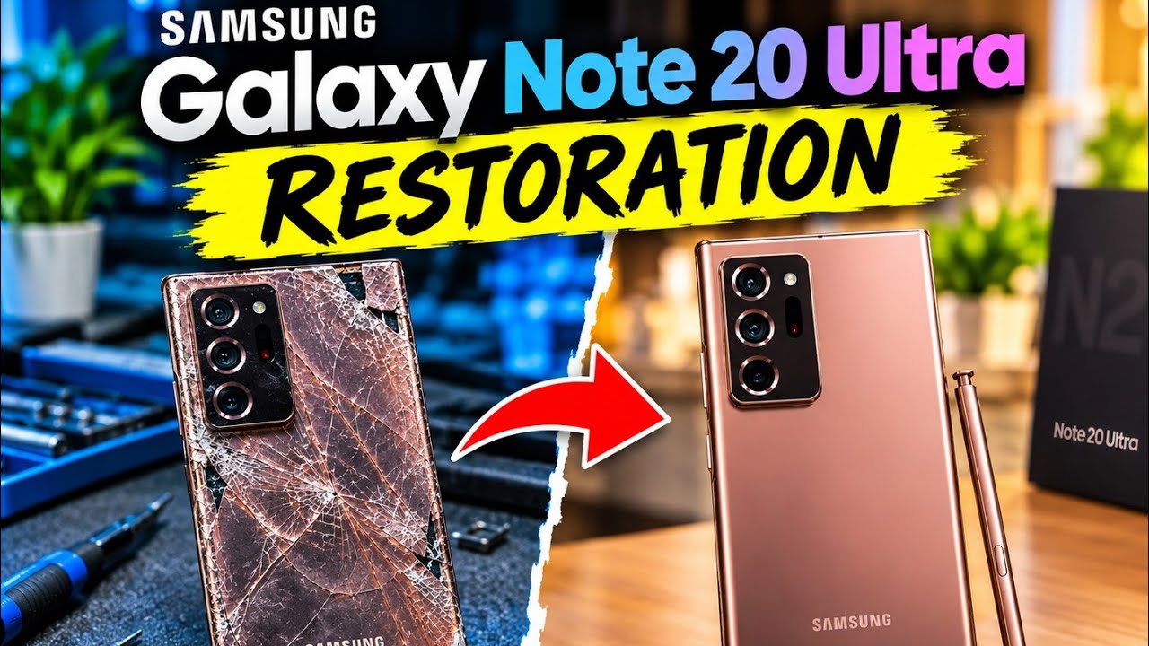 📱✨ Samsung Galaxy Note 20 Ultra Restoration! 🔧🔥#SamsungGalaxyNote20Ultra #Samsung #Restoration