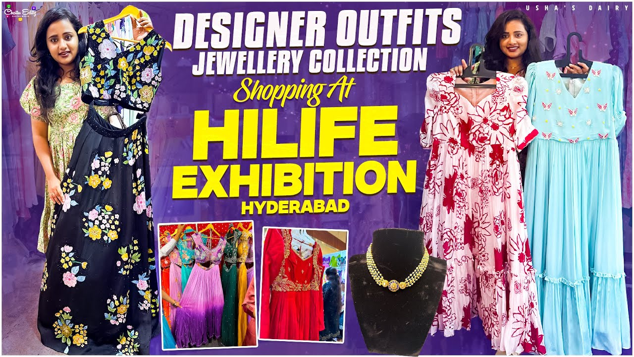 HILIFE Exhibition Hyderabad 💫 | Latest Designer Outfits & Jewellery Collection | Shopping Vlog