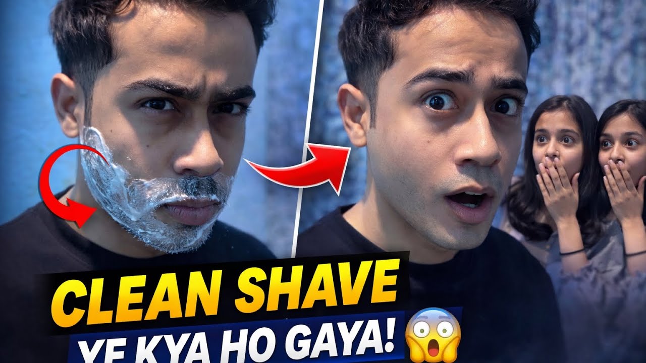 Itne Time Baad Clean Shave… Gharwalo Ka Reaction 😂