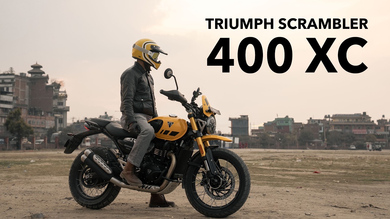 Riding Triumph Scrambler XC | First Ride in Nepal | Changes and Upgrades