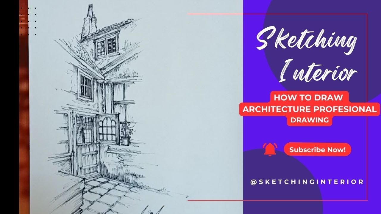 How to draw Architecture Sketching: Professional Techniques | SketchingInteriors by F&M