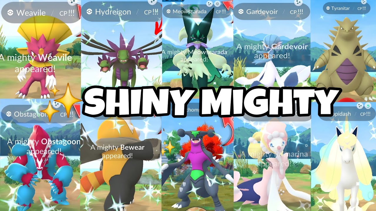 OMG😲All✨️Shiny Mighty Pokemon Catches On Wild Area 2025 Pokémon GO 
