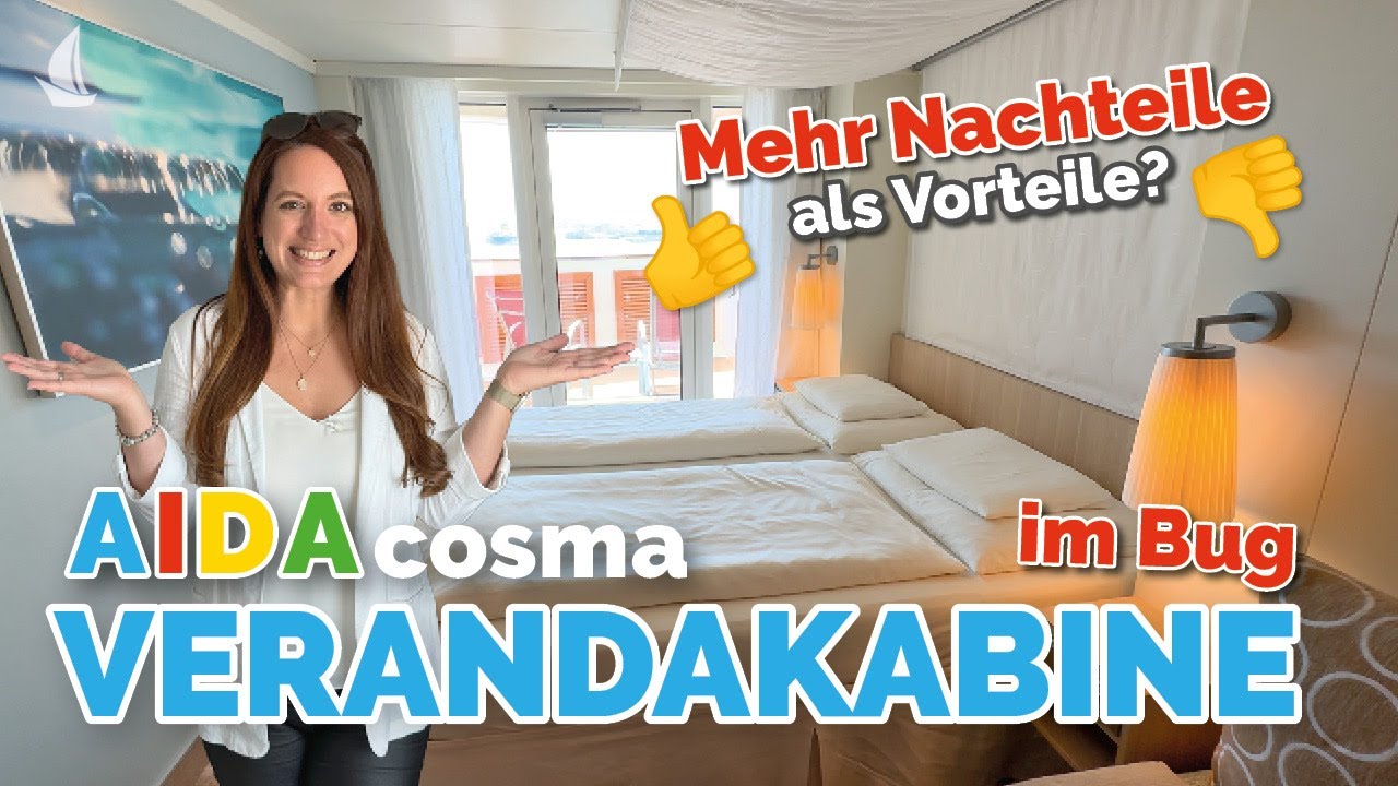 AIDAcosma Verandakabine Komfort 14008 – Rundgang