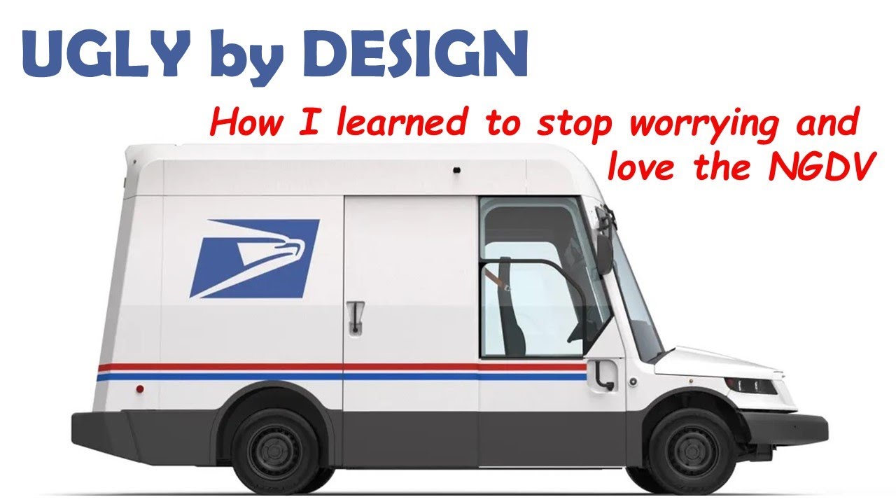 Почтовый фургон USPS Oshkosh NGDV (уродливый по дизайну)