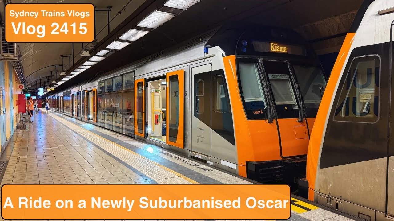 Sydney Trains Vlog 2415: A Ride on a Newly Suburbanised Oscar