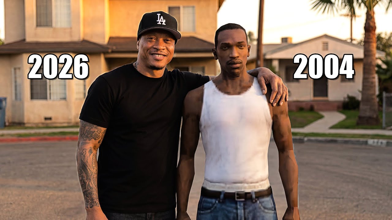 Grand Theft Auto: San Andreas (2004) Cast & Set 🎥 Then vs Now (2026) 🚲 The Legends of Grove Street