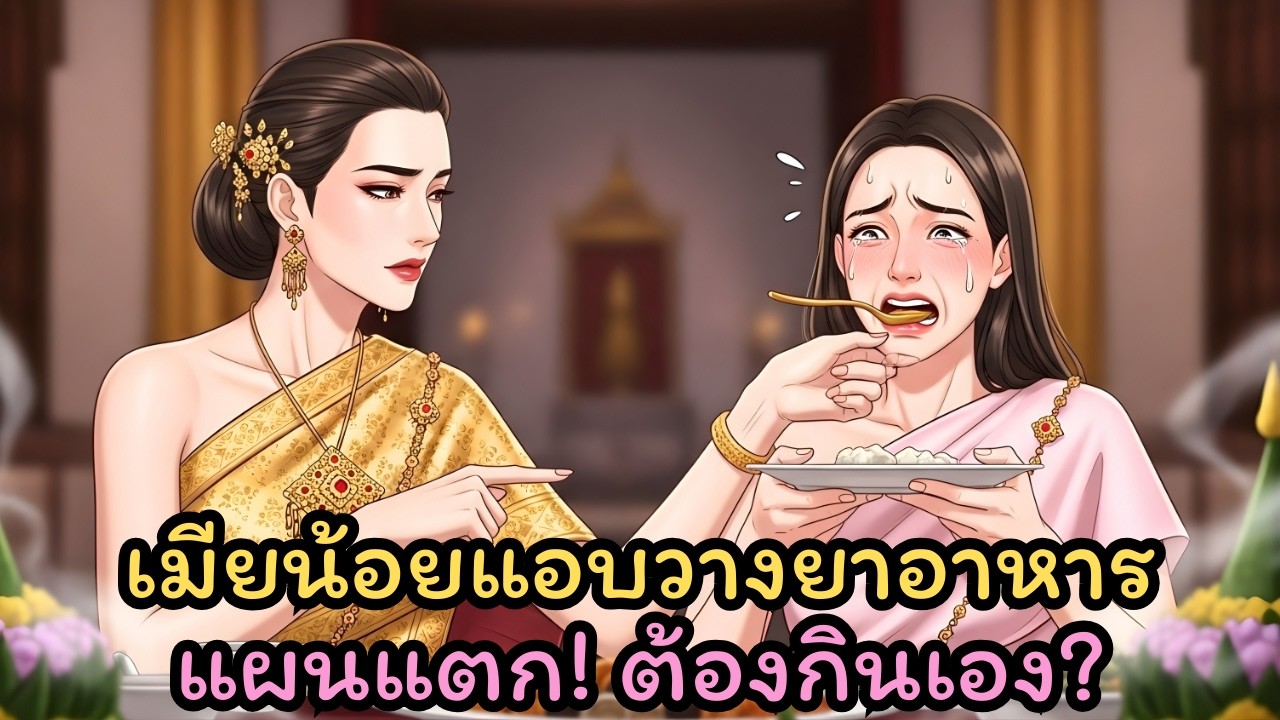 แผนร้ายเมียน้อย! สลับเครื่องปรุงหวังล้มเมียหลวง สุดท้ายกรรมตามทันกินเองจนจบเห่