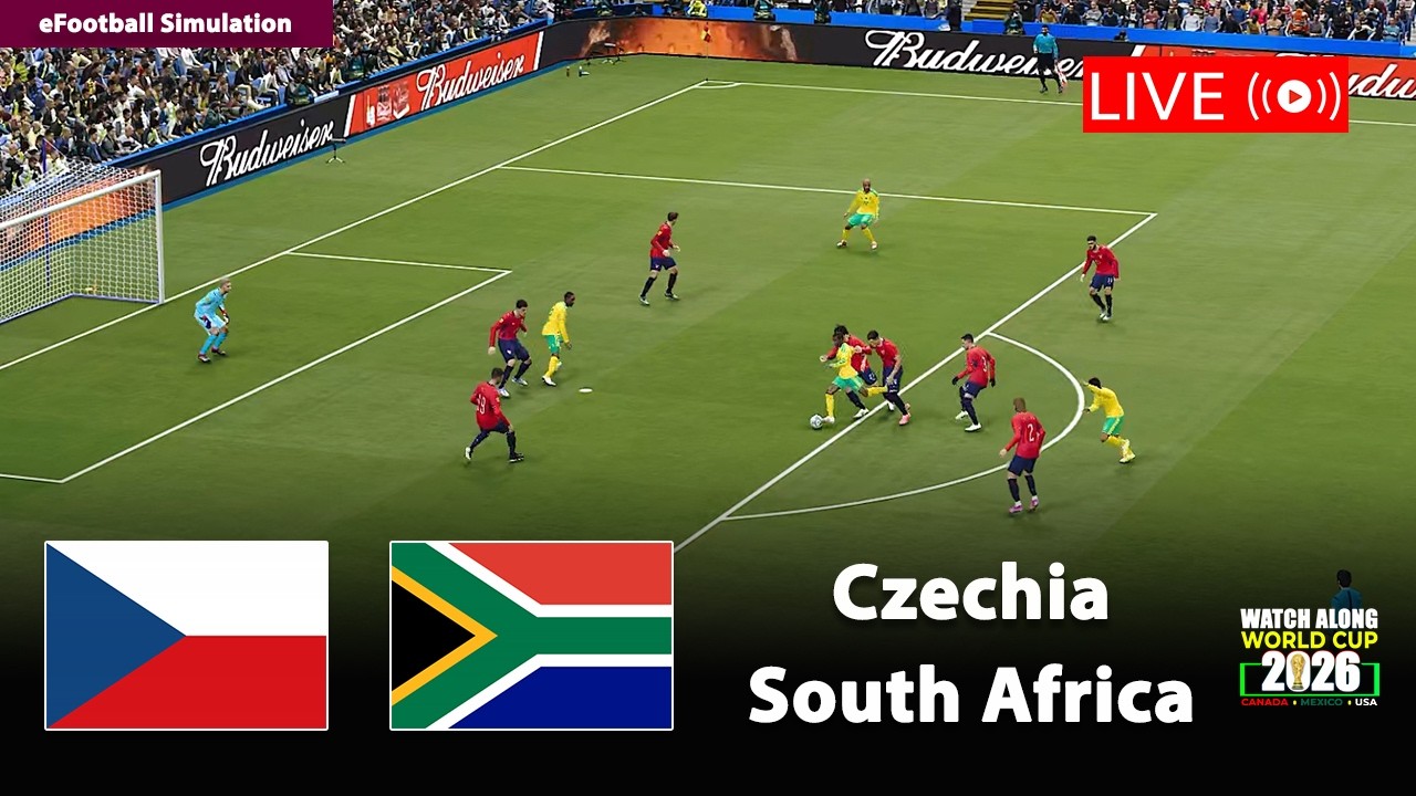 🔴Czechia vs South Africa | World Cup 2026 | eFootball PES21 Simulation