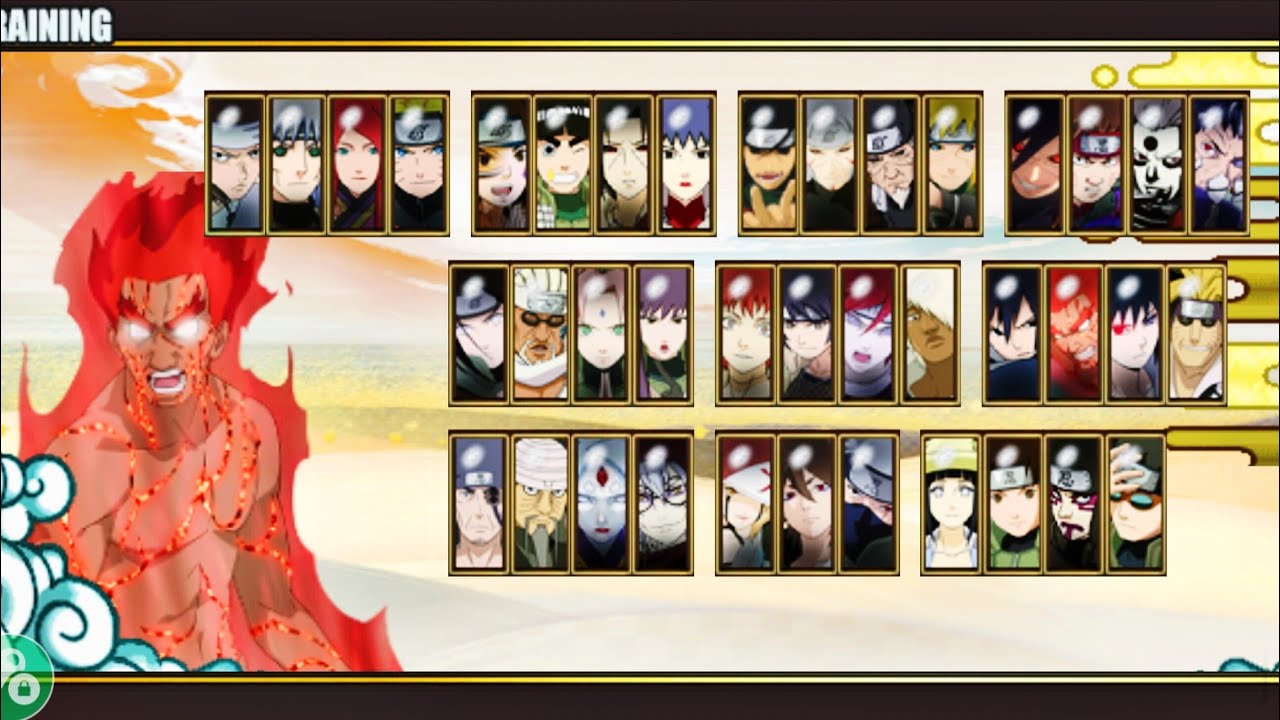 NARUTO SENKI MOD STORM 4 NO COOLDOWN FULL CHARACTER 