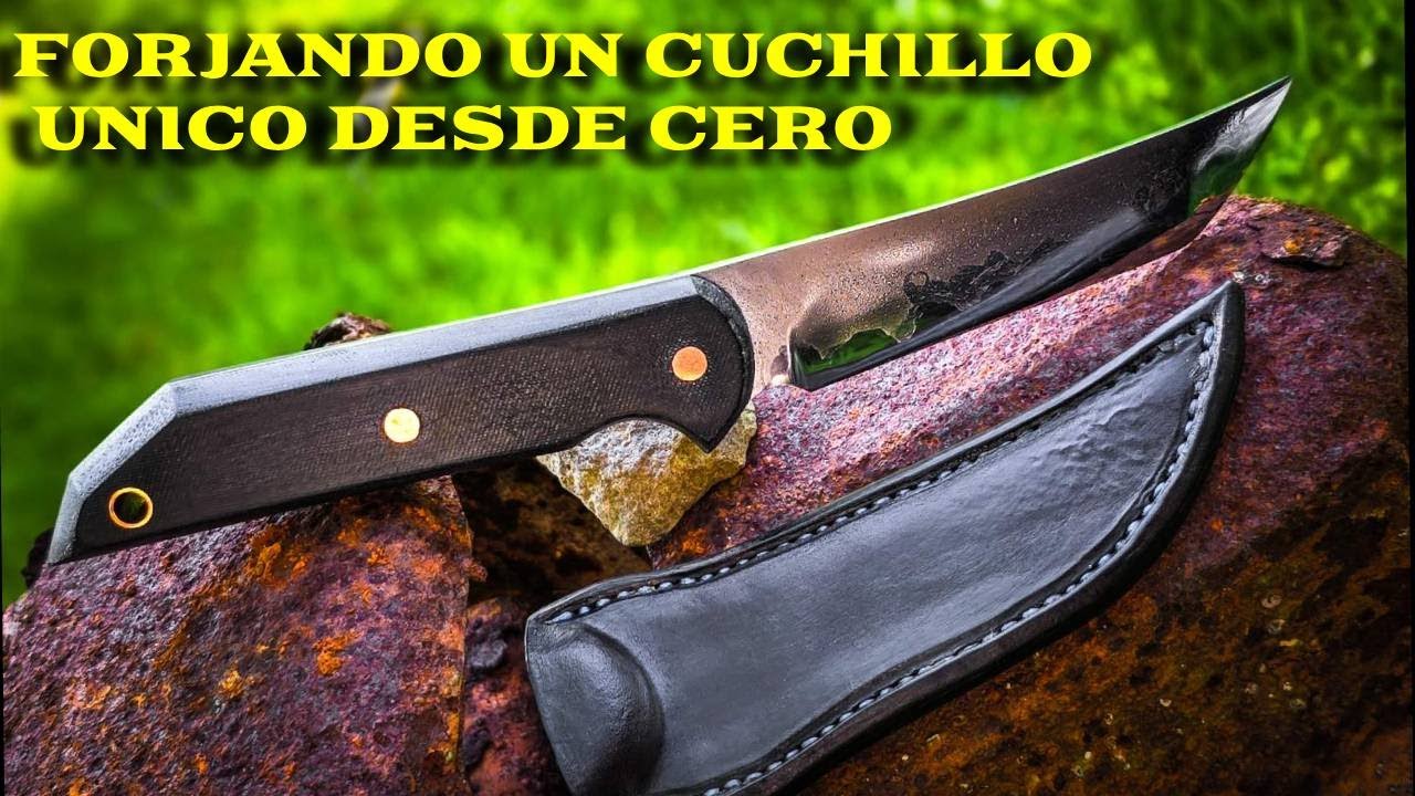 Cómo Forjar un Cuchillo Táctico de Jeans / How to Forge a Tactical Knife from Jeans [Full Process]