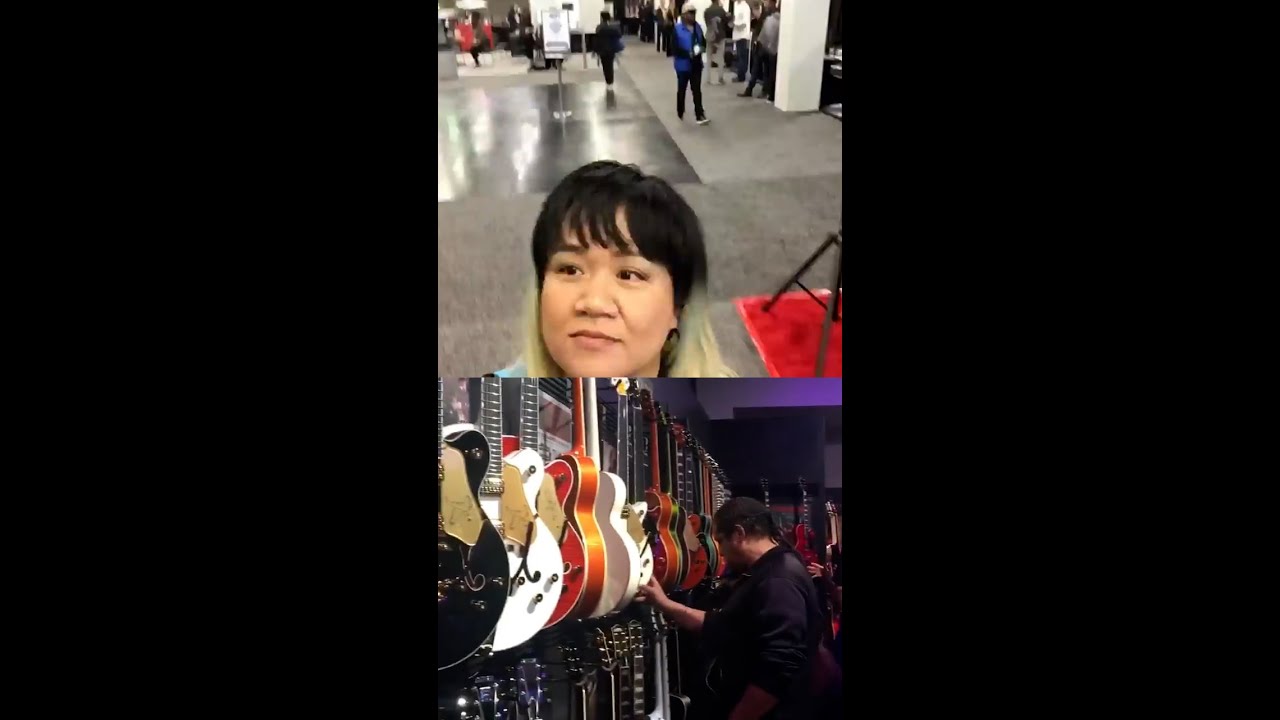 NAMM Show Tour Gretsch Guitars | #timelapse #shorts #tiktok (missed 2021) (hype for 2022) (tb 2018)