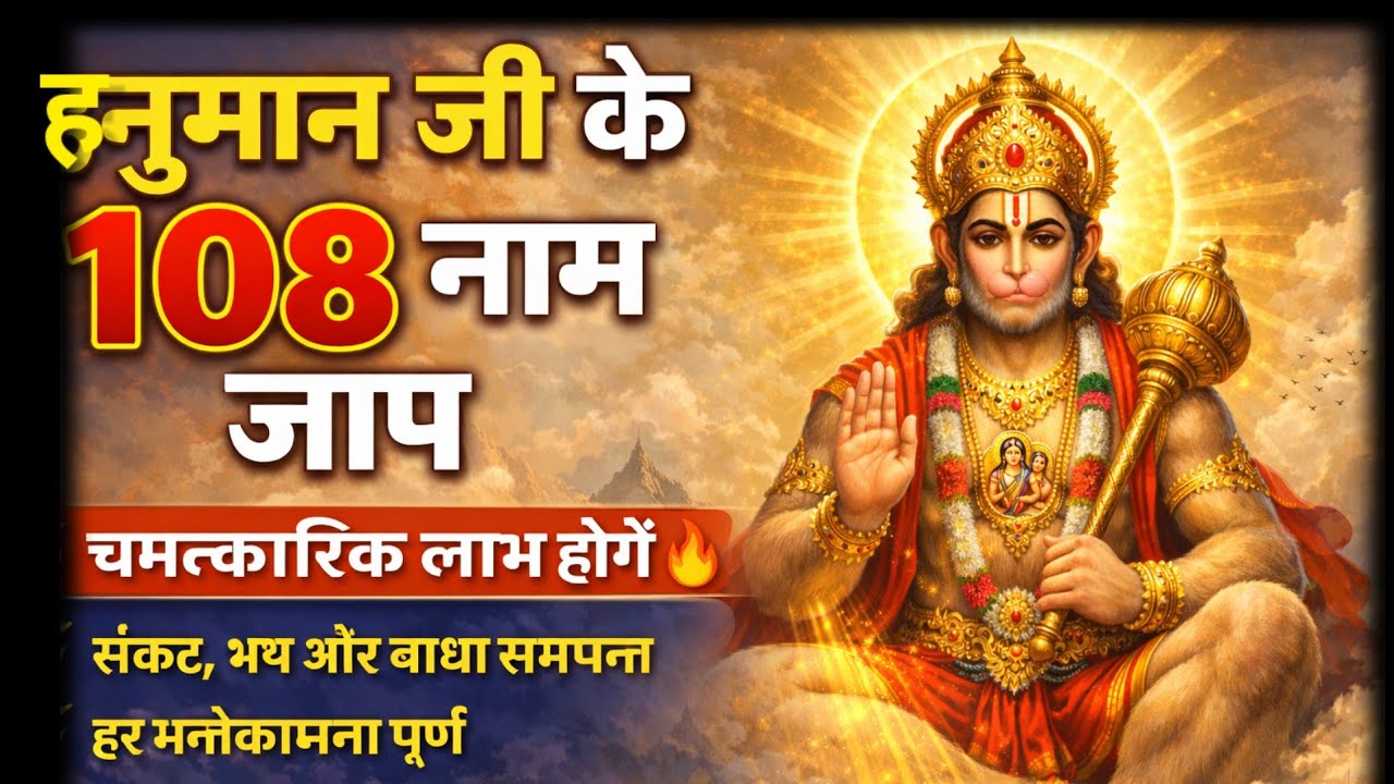 🔥 108 नाम जाप | सुनते ही दूर होंगे सभी संकट