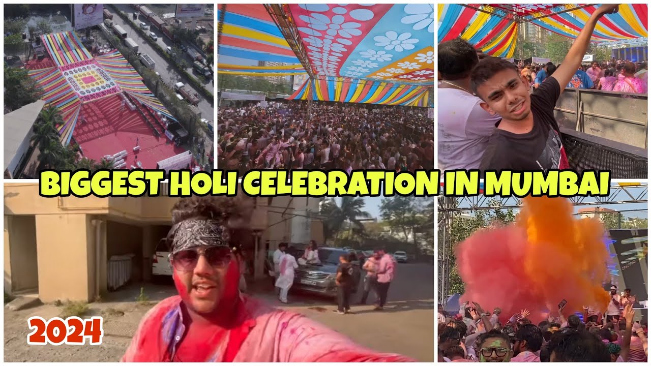 BIGGEST HOLI CELEBRATION IN MUMBAI | HOLI CELEBRATIONS 2024 | HOLI VLOG | CELEBRATION CLUB | MUMBAI