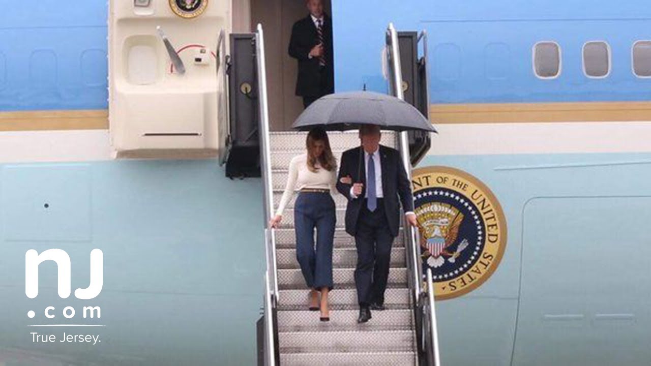 Trump, back from France, heads to U.S. Women's Open in N.J.