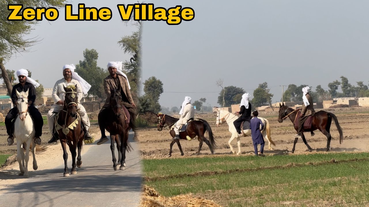 Ghodiyon Pr Beth Kr Pakistan India Border Village Ki Sair 