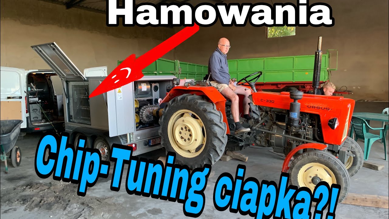 #234- Ursus c330 na hamowni!!! Ile koni wykręci 40 letni ursus ?! Chip'ujemy ciapka ?!